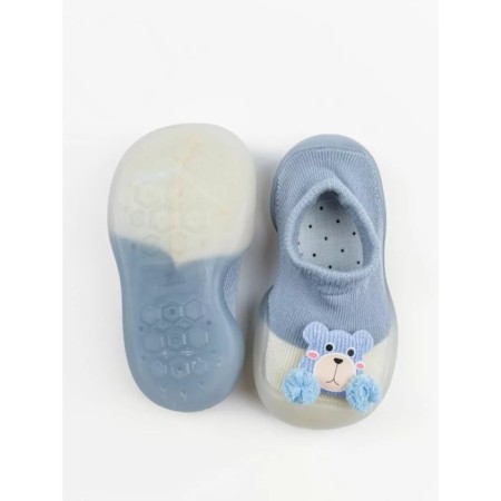 Boots-knees children's FIRST STEP Pure Toys with a breathing sole, size 24, color blue-4
