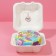 A set for a bento-trap with a candle, confectionery packaging “Happiness is”, 15.4 x 15.2 x 8.8 cm