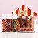 Gift set of cosmetics "Snow Winter!", Lip balm 3 x 10 g, pure happiness