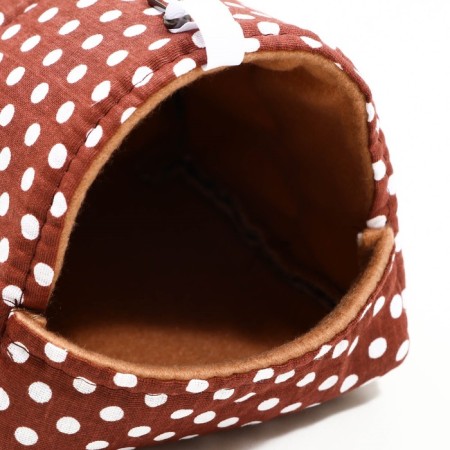 House "Nora" for rodents 20*14*12 cm, calico, fleece, foam-3