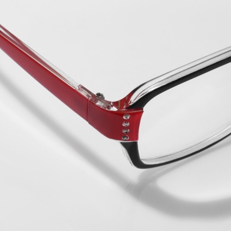 Ready glasses east 1320, red-black color, +1.75-5
