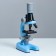 Microscope "Young Botanik" Frendering to x1200, blue, backlight