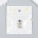 Decor for creativity metal, enamel "Cosmonaut with asterisk" silver 0.8x1.1x1.5 cm