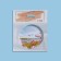 Mirror folding "beach", D 7.5 cm, with an increase, MIX drawing