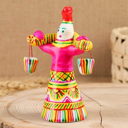 Filimonovskaya toy "Baryna with a rocker"-4