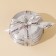 Satin tape, gift packaging, “handmade”, silver, 2 cm x 22.5 m