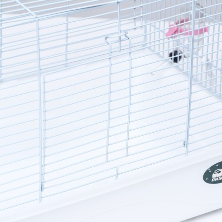 A cage for rodents with a high pallet, 47 x 30 x 35 cm, white-2