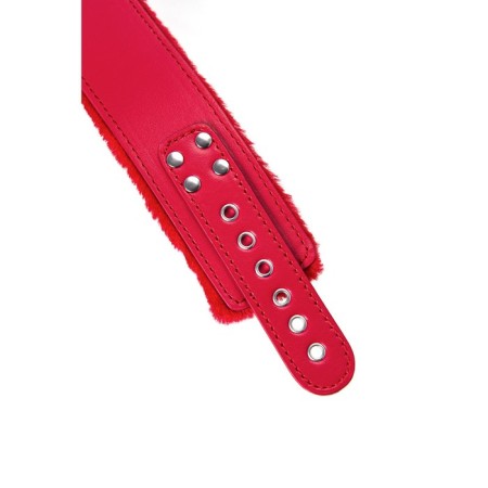 Toyfa collar, PU skin, red, 43 cm-7