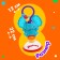 A rattle on the suction cup "Elephant"