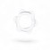 The erection ring of the oka-hp, with dots, d-2 cm, silicone, transparent