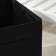 Storage box, 28 × 28 × 28 cm, black color