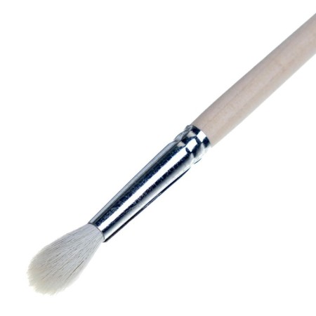 Brush Goose Round No. 5 (clip diameter 5 mm; hair length 20 mm), wooden handle, calligrata-4