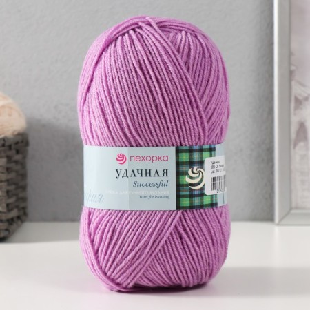 Yarn "Successful" 50% wool, 50% acrylic 250m/100g (389-sv.
