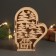 New Year's Basket-Varazhka "Christmas tree" 21x16x5 cm