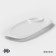 Porcelain dish with magistro sauce "Blanche", 30 × 13.5 cm, white color