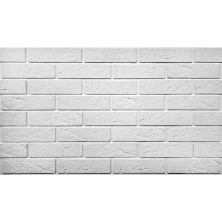 Gypsum tile "Stuttgart", white, 1 sq m m