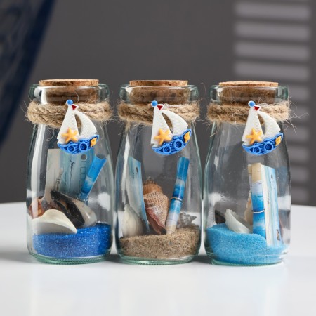 Souvenir in the bottle "shells" 10*5*5cm, mix-3