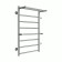 Water towel Terminus "Ancona" P8, 500x800 mm, lateral connection, chrome