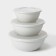 A set of bowls with a lid Helsinki, 3 pcs: 1 l, 2 l, 3 l, color ashen pearls