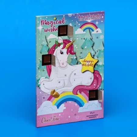 Advent Calendar Chokotime "Magic wishes of the unicorn", 65 g-3
