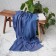 Sammy blanket, size 150x200 cm, blue color