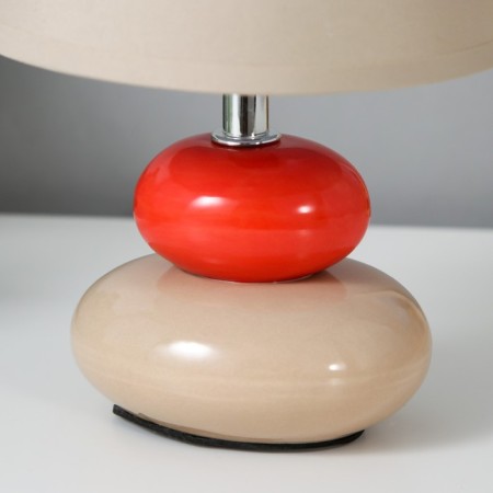 Board lamp 16878/1GR+RD E14 40W gray-red 16x16x25 cm Risalux-4