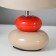 Board lamp 16878/1GR+RD E14 40W gray-red 16x16x25 cm Risalux