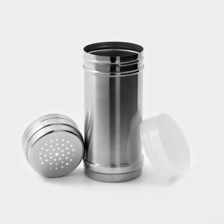 The capacity for spices "for sugar powder", 400 ml, silver color-5