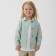 Children's shirt minku: jeans collection, mint color, height 104 cm