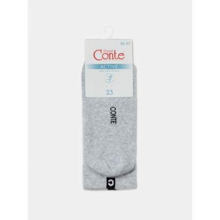 Nosks short women's Conte Elegant Active, size 23, color light gray-7