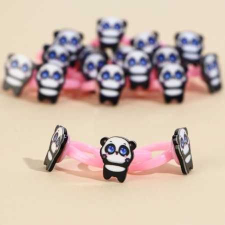 Children's ring "Panda" 2 x 1.8 x 1.5 cm