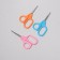 Scissors, safe, straight, 11 cm, color mix