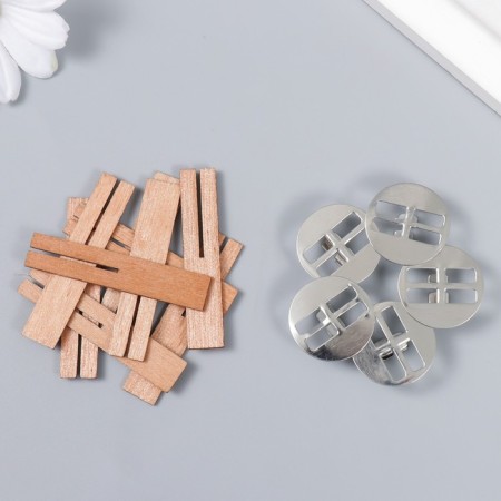 Wick with a holder double for a candle tree 1x5 cm-1