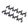 Arc clamp, d = 20 mm, set 10 pcs., Mix