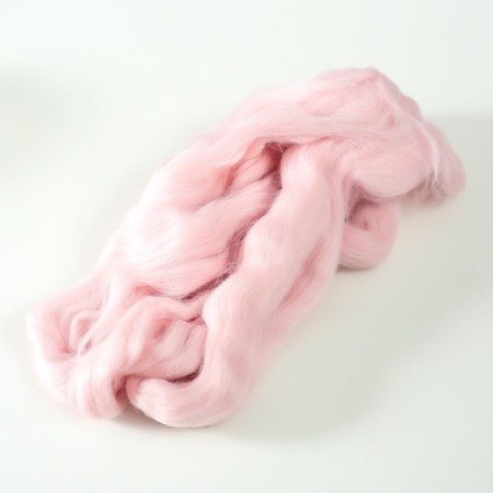 Fasting wool 100% half -toned wool 50 g (292 roses. Quartz)-1