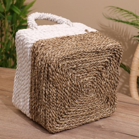 Wicker basket 20x20x25 cm-4