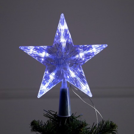 LED top for the tree "White" 16 cm, 10 LED, AAX2 batteries (not in the kit), the glow of white