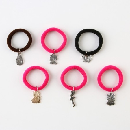 Hair gum "Mix", D = 4 cm-1