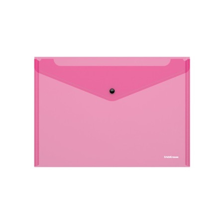 A4 button folder-convert, 140 μm, Erichkrause Fizzy Neon, translucent, embossing, mix-4