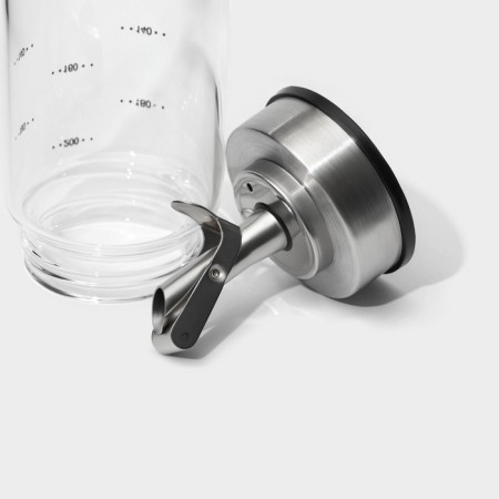 Glass bottle for sauces and oils with a measured scale Magistro Mist, 200 ml, 5.5 × 17.5 cm-7