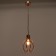 Lamp Bayerlux 69960/1 E27 40W Pink gold 17x17x22-122 cm