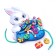 New Year's toy. Lacing "New Year! Bunny with gifts "