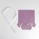 Box a gift folding hexagon "Twilight Lavender", 17 x 14.8 x 19.5 cm