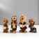 Suvenir Polystone "Filina Musicians" set 4 pcs 10x5.5x4.5, 12.5x6.5x6 cm