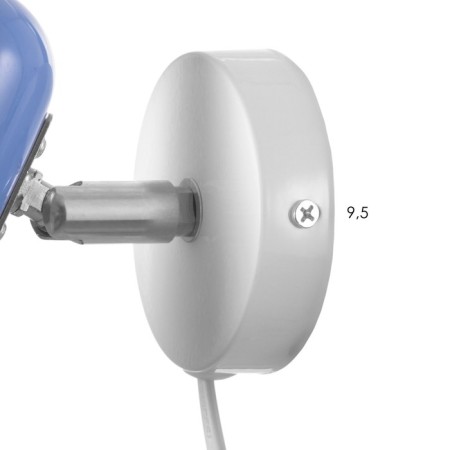 Sconces with the Sevantos wire E27 40W Blue 9x9x14 cm-8