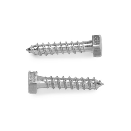 Shurup-Bolt Stroymetiz, plumbing, galvanized, DIN 571, M6x30 mm, 6 pcs-2