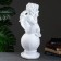 Figure "Angel on the ball" Big white 26x27x64cm