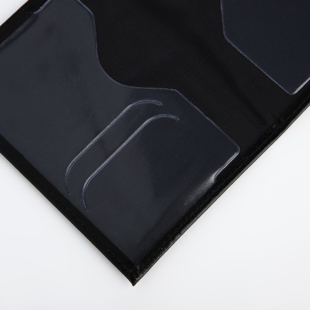 Cover for passport, black color-5