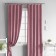 Set of curtains "Tina", size 2x200x270 cm, pink color
