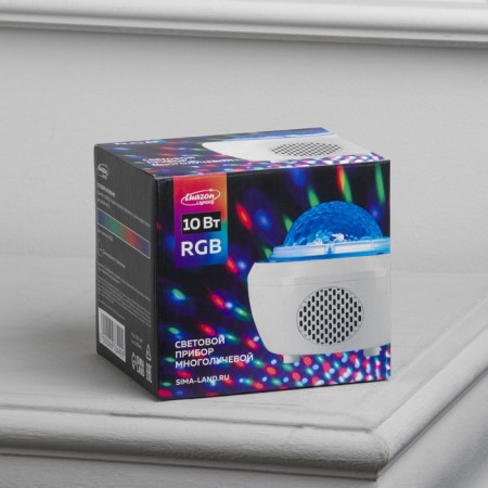 Light device "Discus-SAR" 11 cm, speaker, remote control, glow RGB, 5 V-10